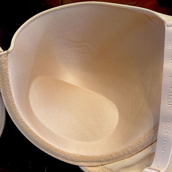 Cacique Bra 46DD Deep Plunge Beige Nude - Picture 10 of 15